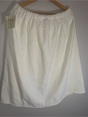 NWT Vintage Chris Madden Hotel Shower Wrap 100% Turkish Cotton Spa Towel New